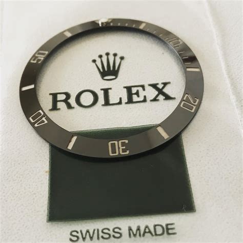 rolex submariner bezel insert brown|genuine Rolex Submariner bezel insert.